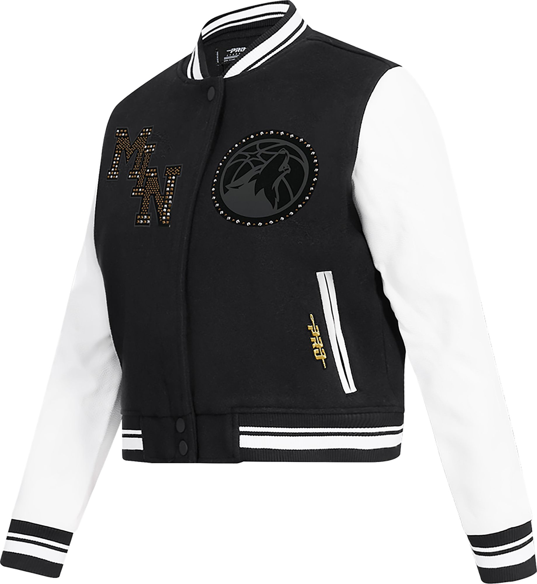 Pro Standard Women's Minnesota Timberwolves Black Renegade Wool Jacket product image