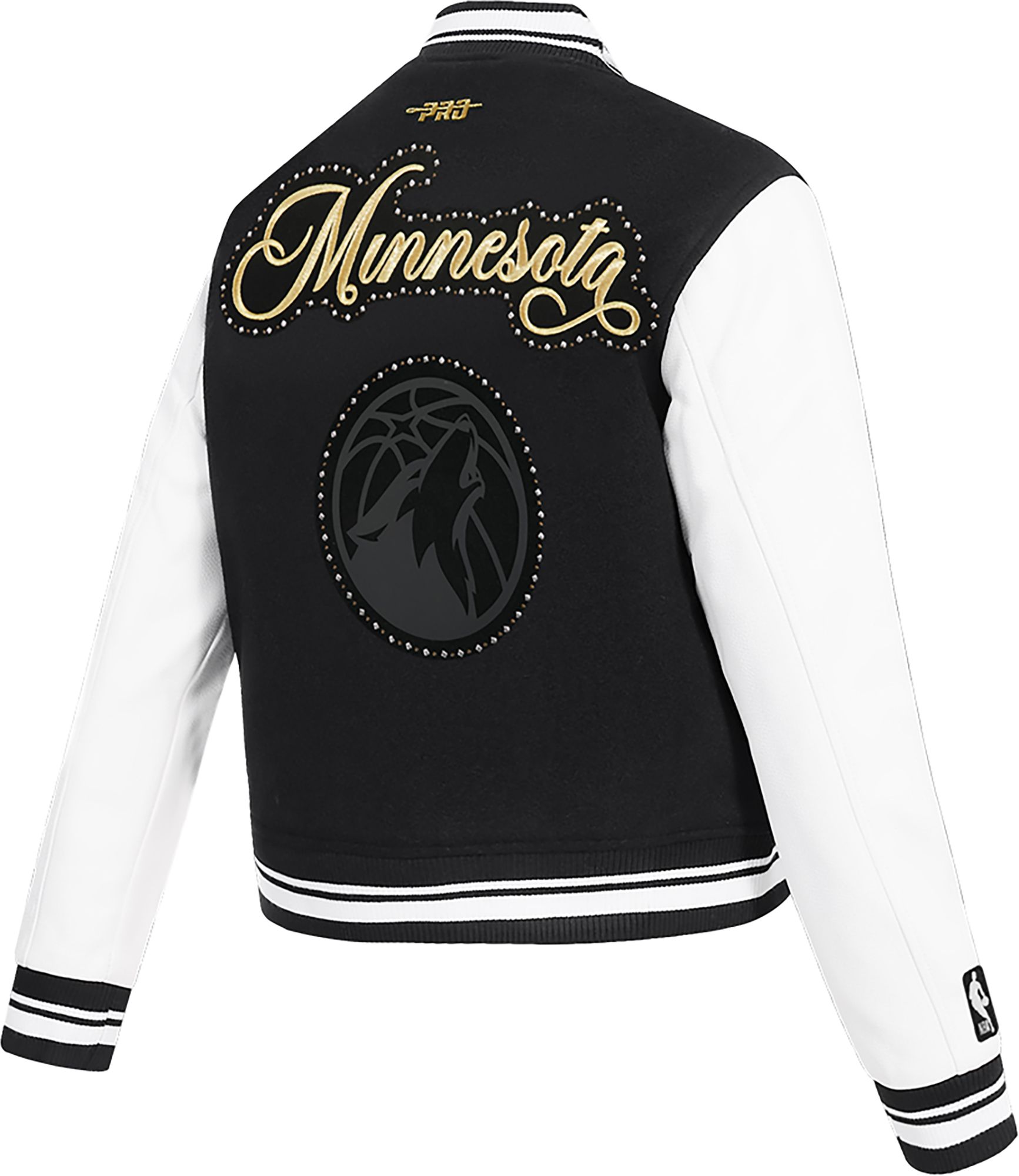 Pro Standard Women's Minnesota Timberwolves Black Renegade Wool Jacket product image