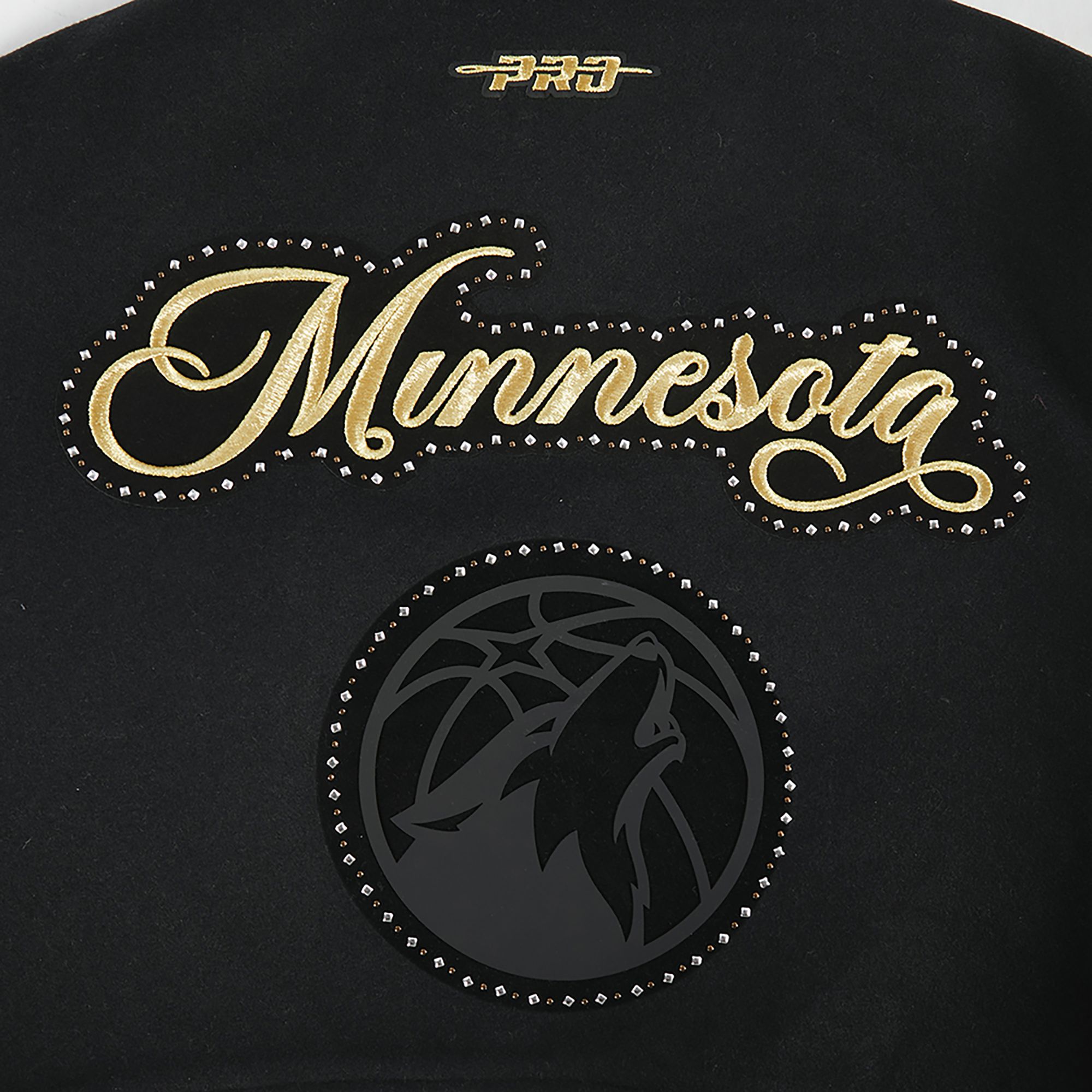Pro Standard Women's Minnesota Timberwolves Black Renegade Wool Jacket product image