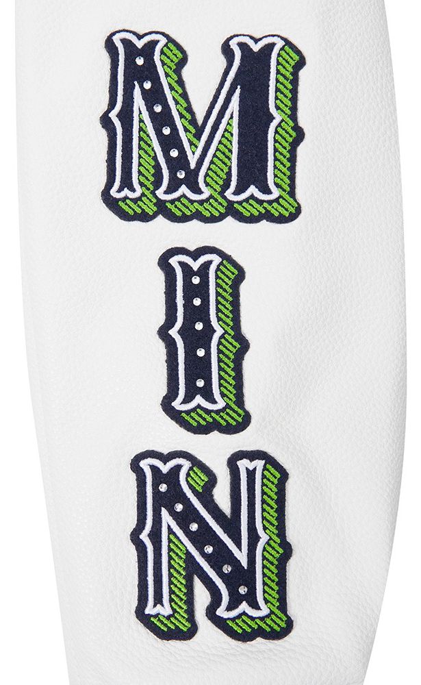 Pro Standard Women's Minnesota Timberwolves Navy Legacy Varsity Jacket product image