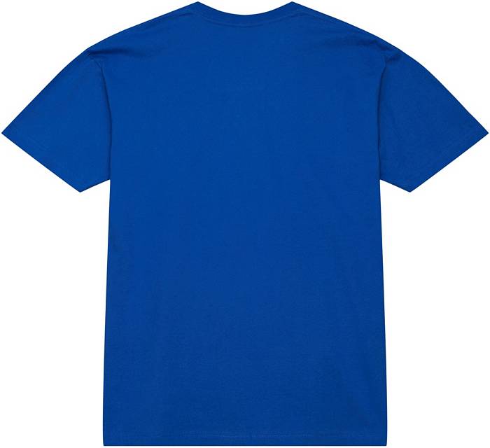 Men's Mitchell & Ness Gold St. Louis Blues Vintage Logo T-Shirt