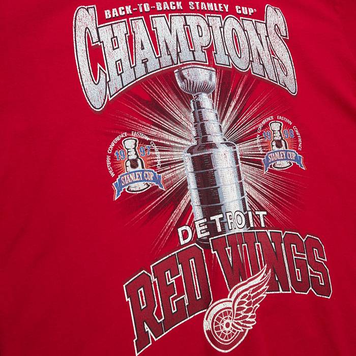Vintage Detroit Red Wings 1997/1998 Stanley Cup Champions T-Shirt Size XXL