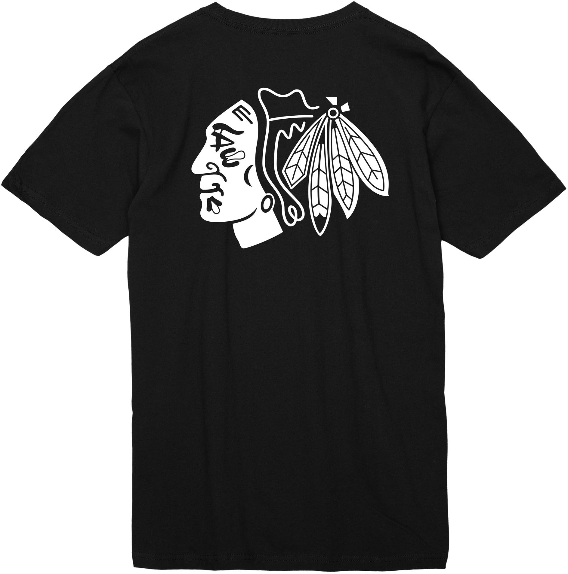 Mitchell & Ness Chicago Blackhawks Penalty Box Black T-Shirt