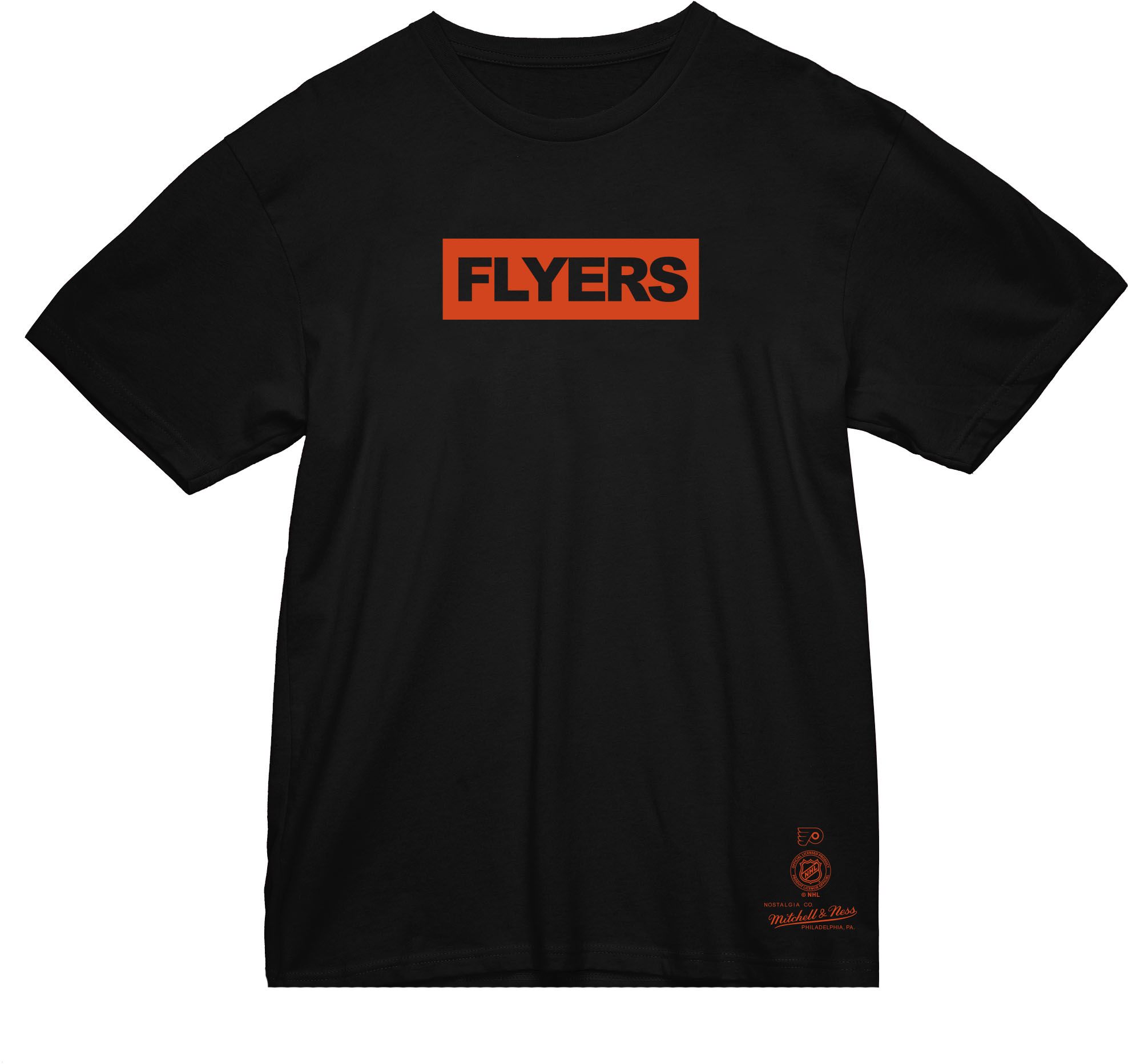 Mitchell & Ness Adult Philadelphia Flyers Penalty Box Black T-Shirt product image