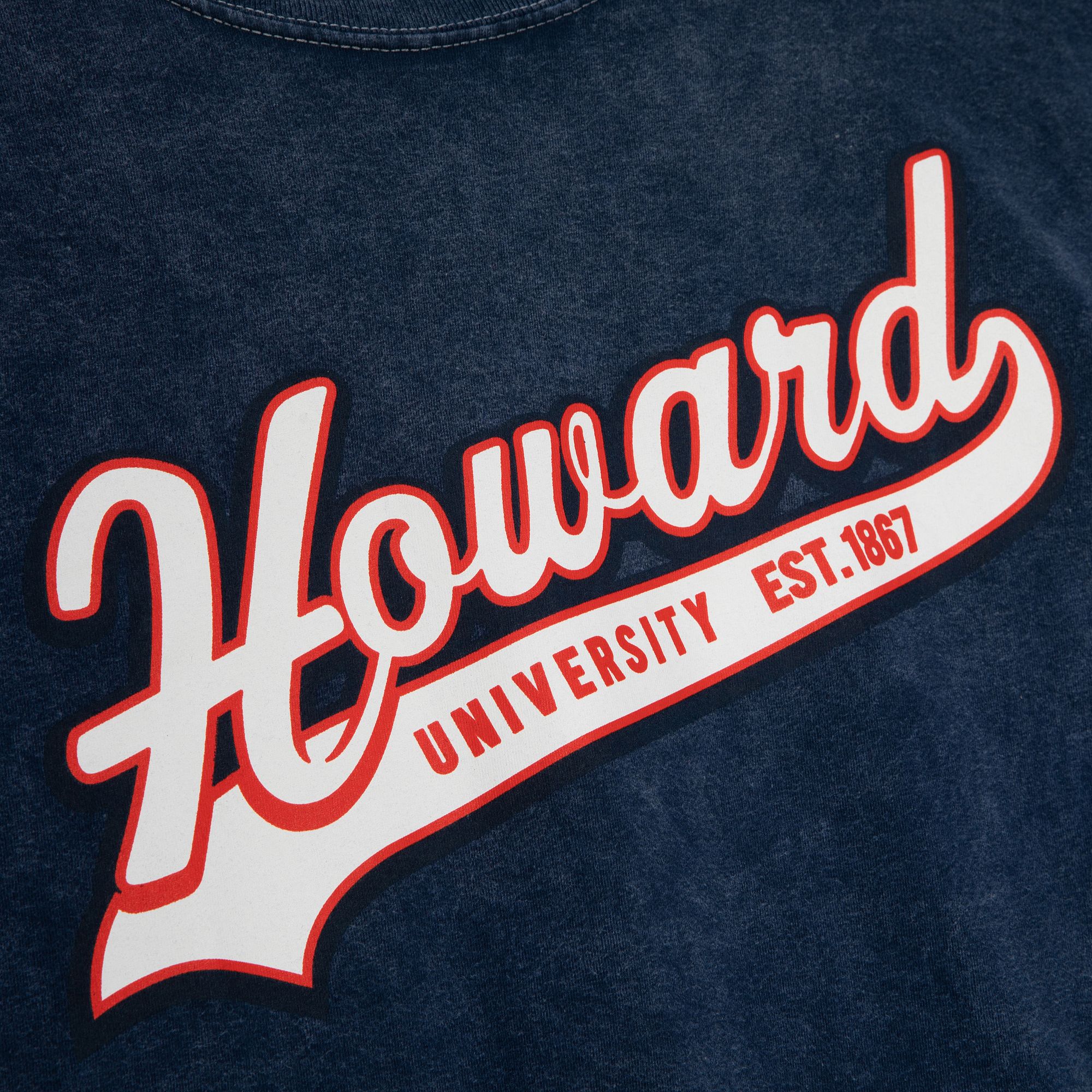 Mitchell & Ness Men's Howard Bison Blue Tie-Dye T-Shirt product image