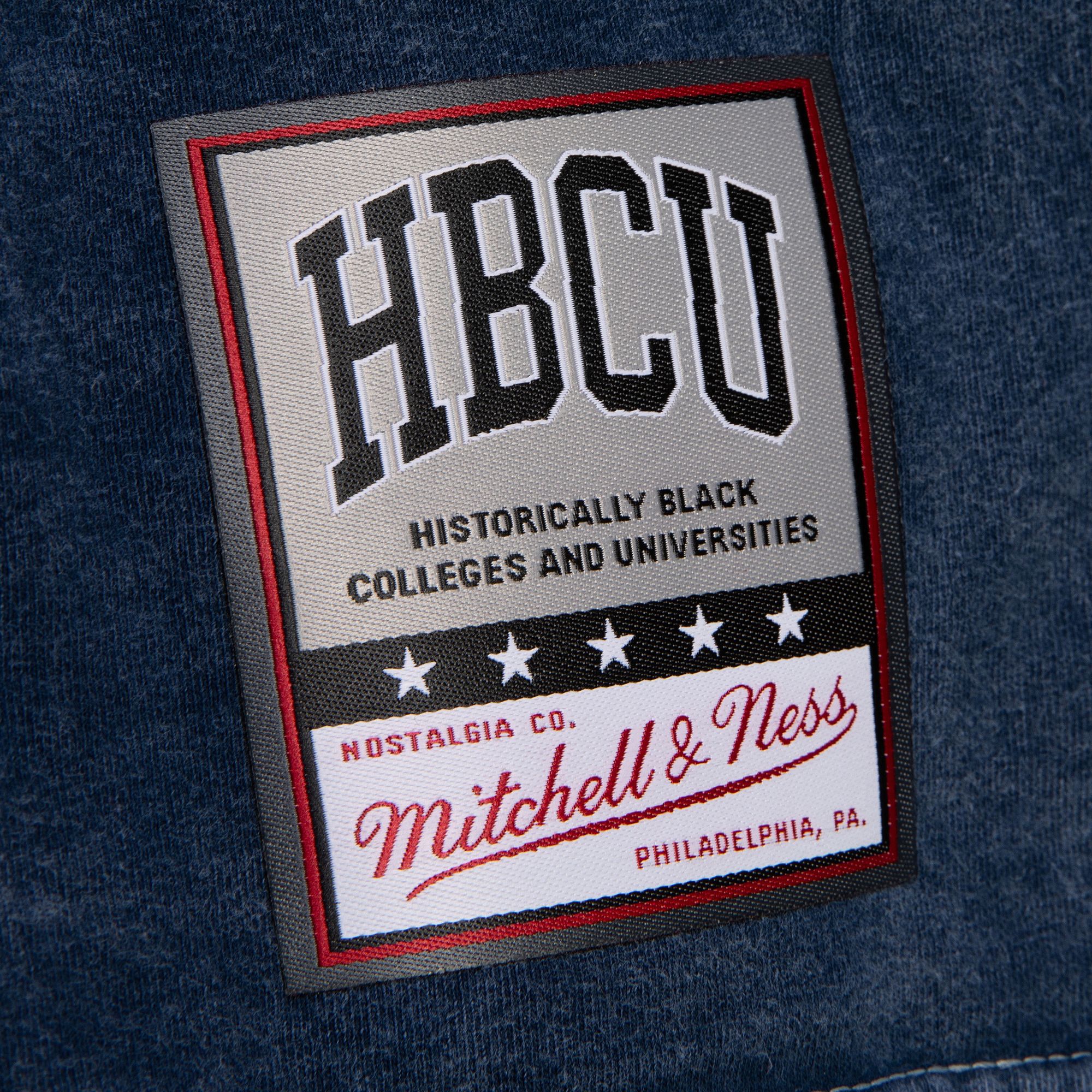 Mitchell & Ness Men's Howard Bison Blue Tie-Dye T-Shirt product image