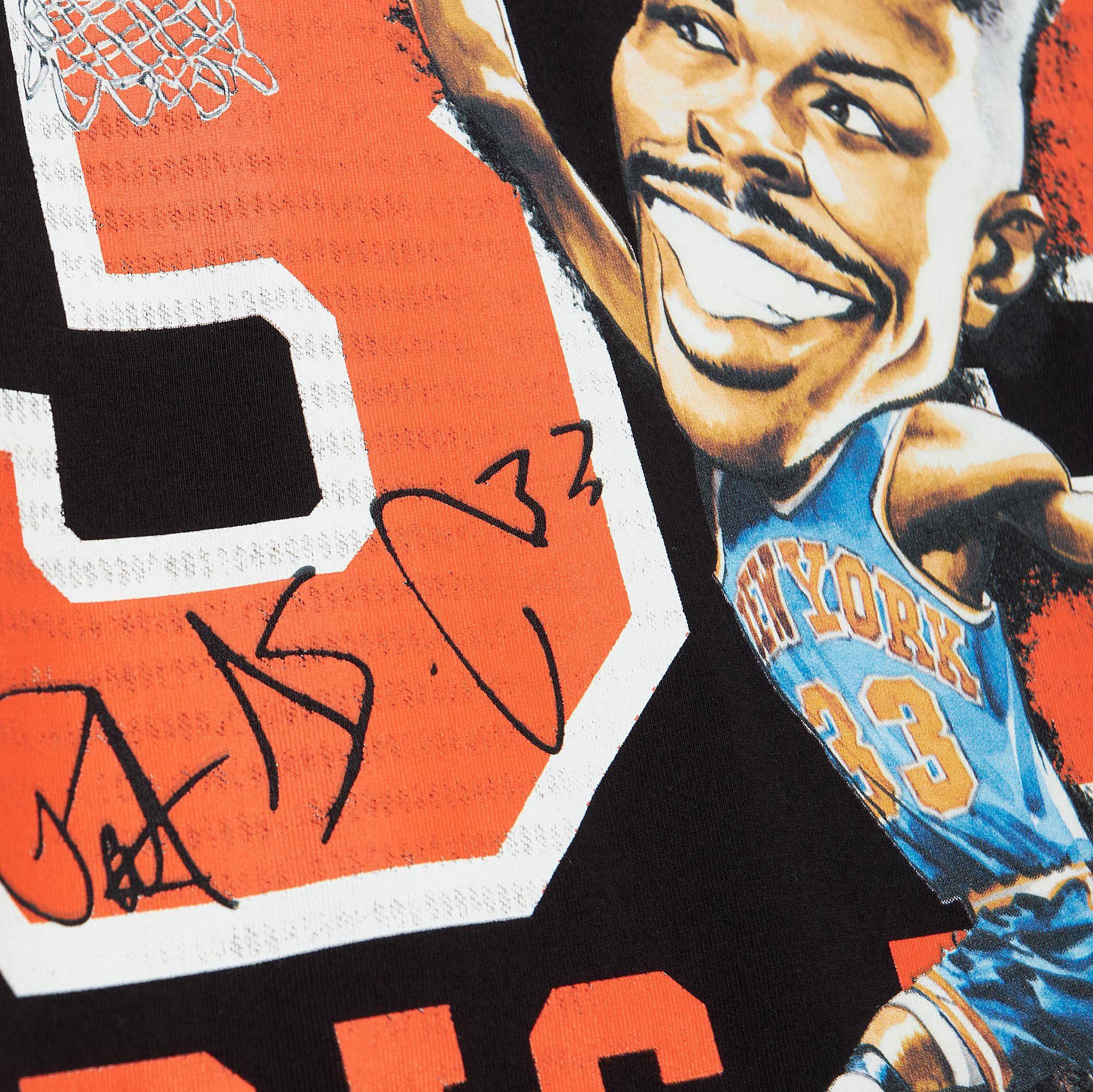 Mitchell & Ness Men's Patrick Ewing New York Knicks Black Caricature T-Shirt product image