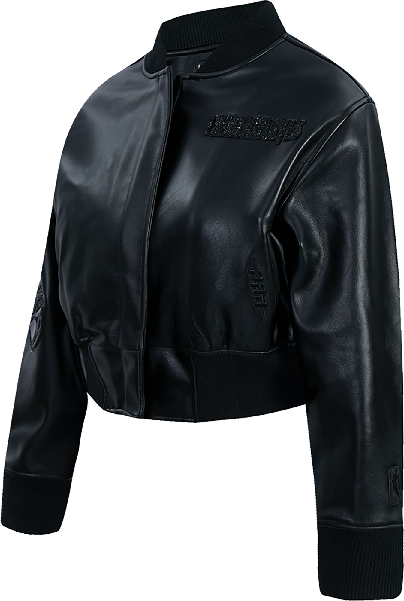 Pro Standard Women's Minnesota Timberwolves Black Full-Zip Leather Jacket product image