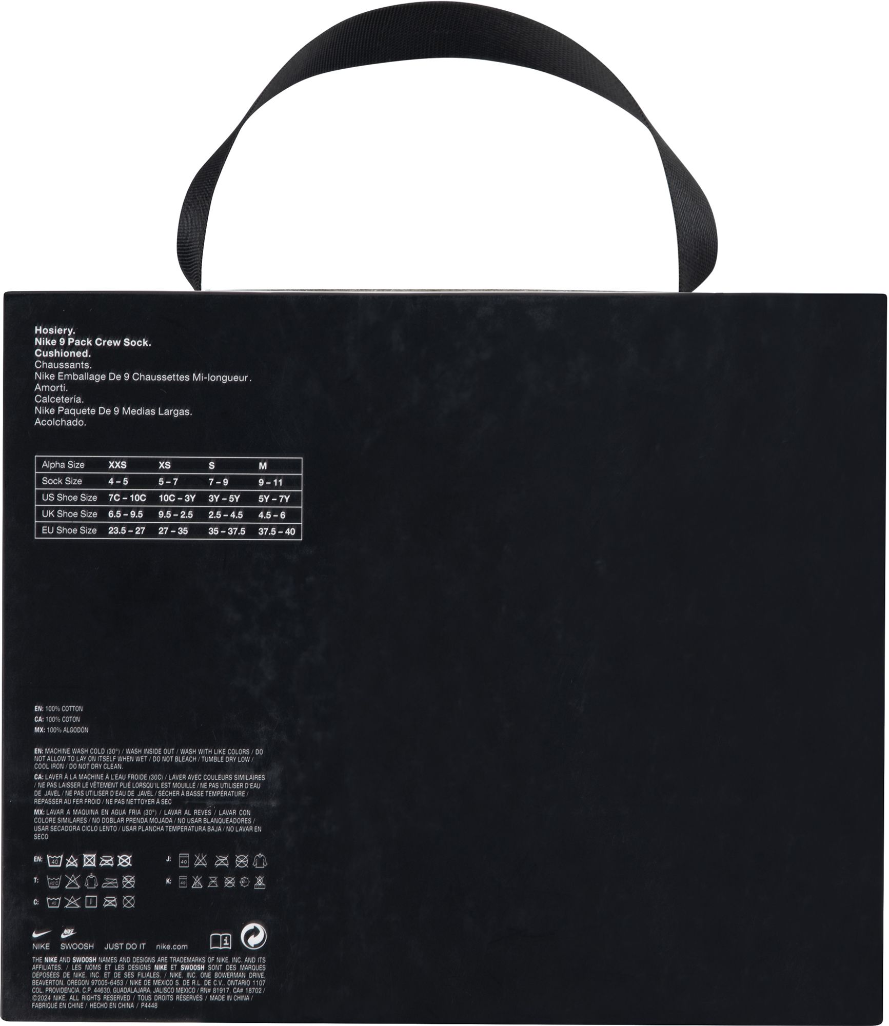 Nike Youth 9-Pack Holiday Crew Socks Gift Box product image