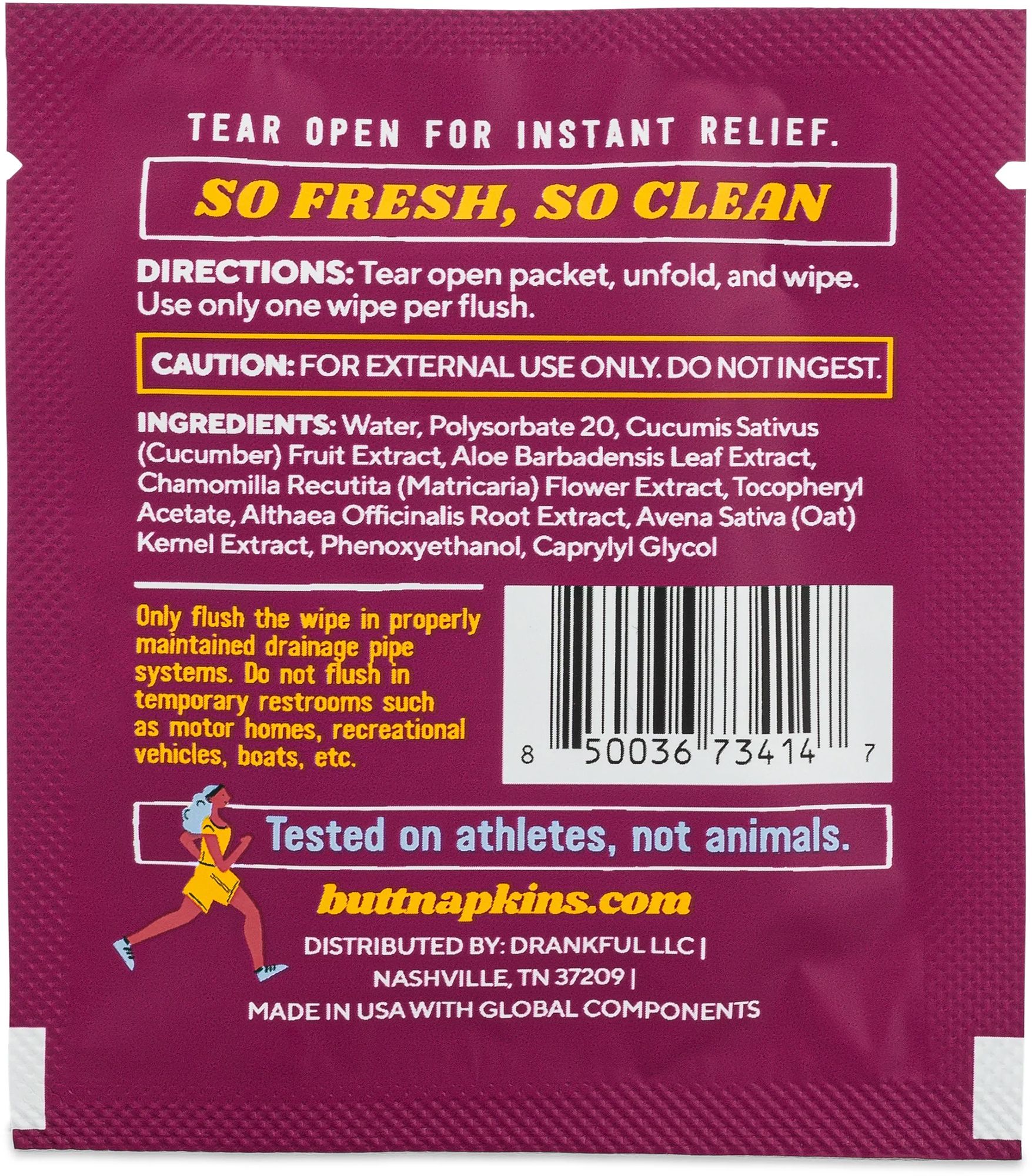 butt napkins - 5 Pack product image