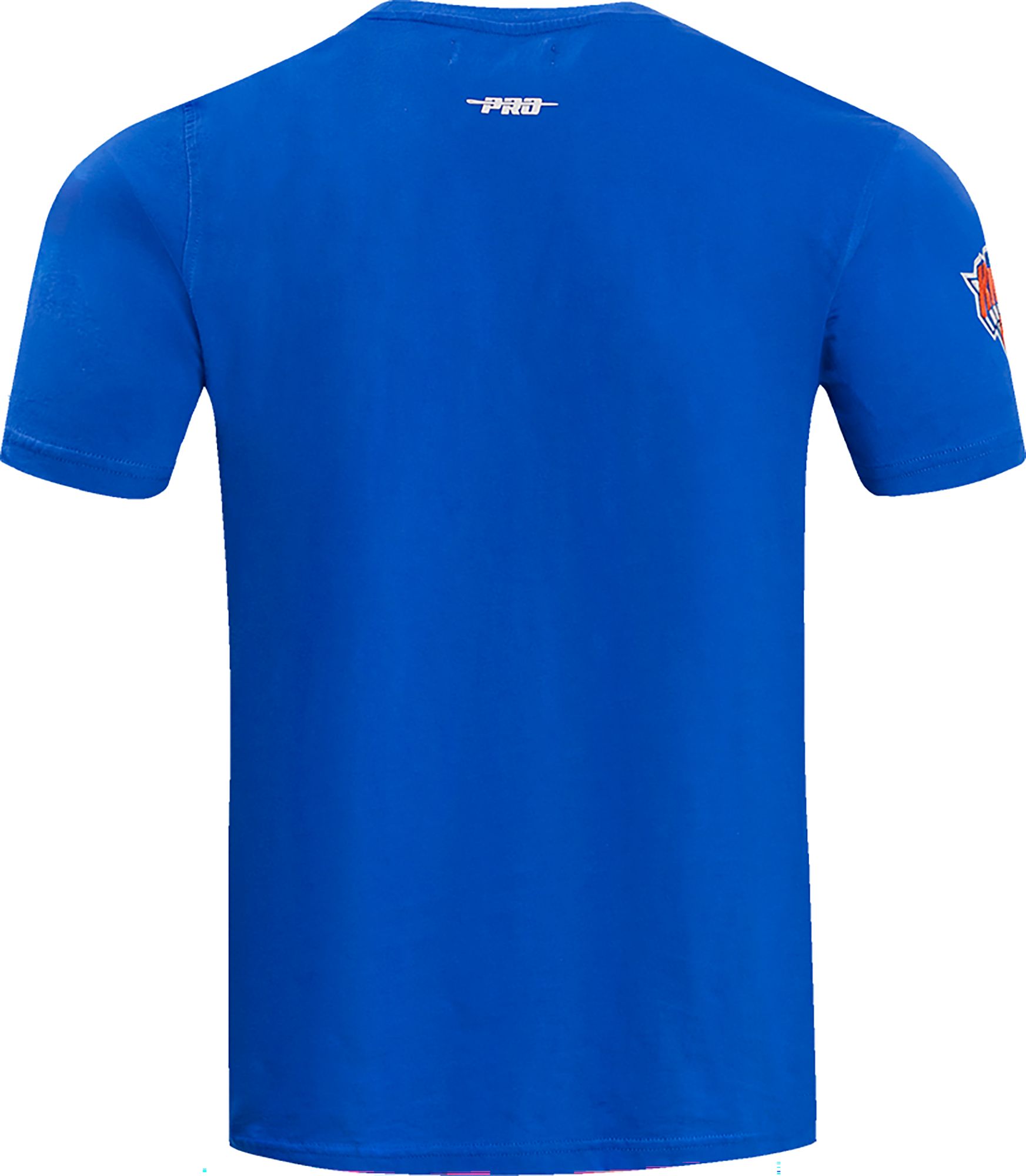 Pro Standard Men's New York Knicks Blue Script Tail T-Shirt product image