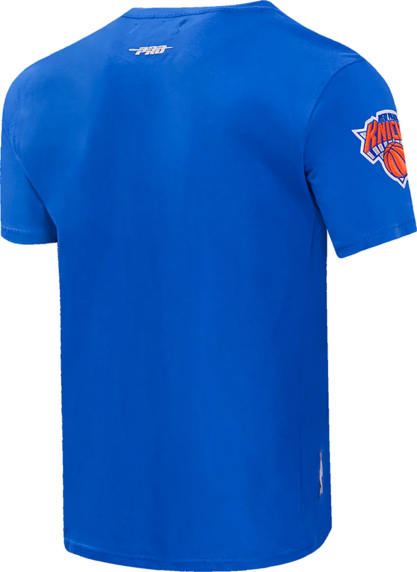 Pro Standard Men's New York Knicks Blue Script Tail T-Shirt product image