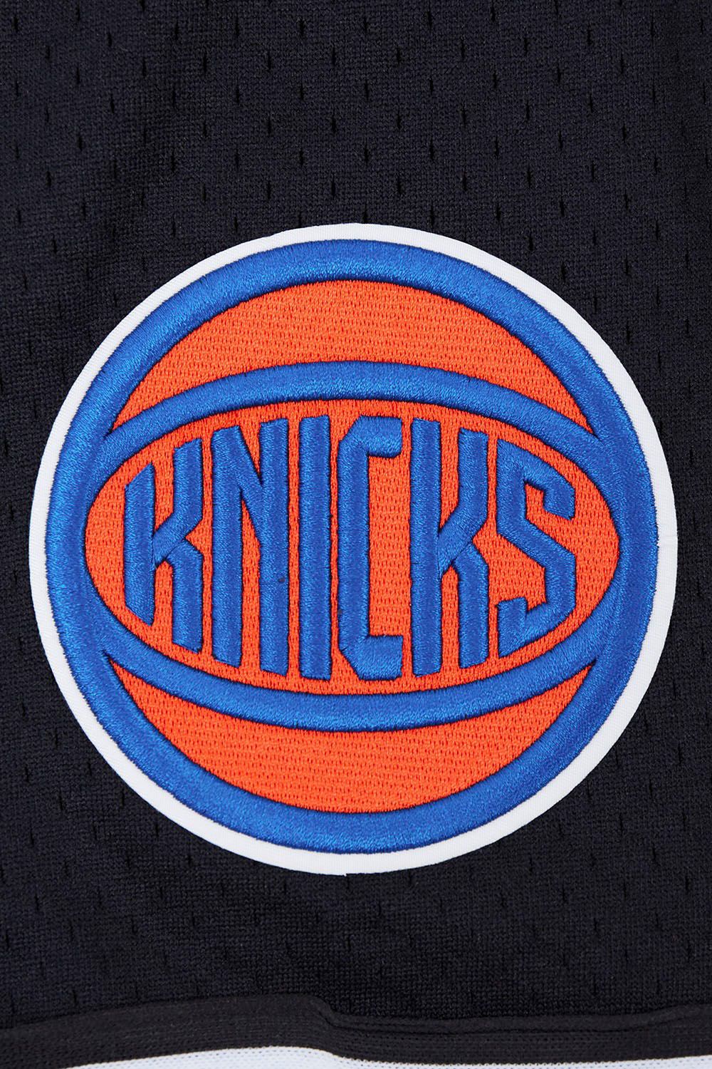 Pro Standard Men's New York Knicks Black Script Tail Mesh Button Down Shirt product image