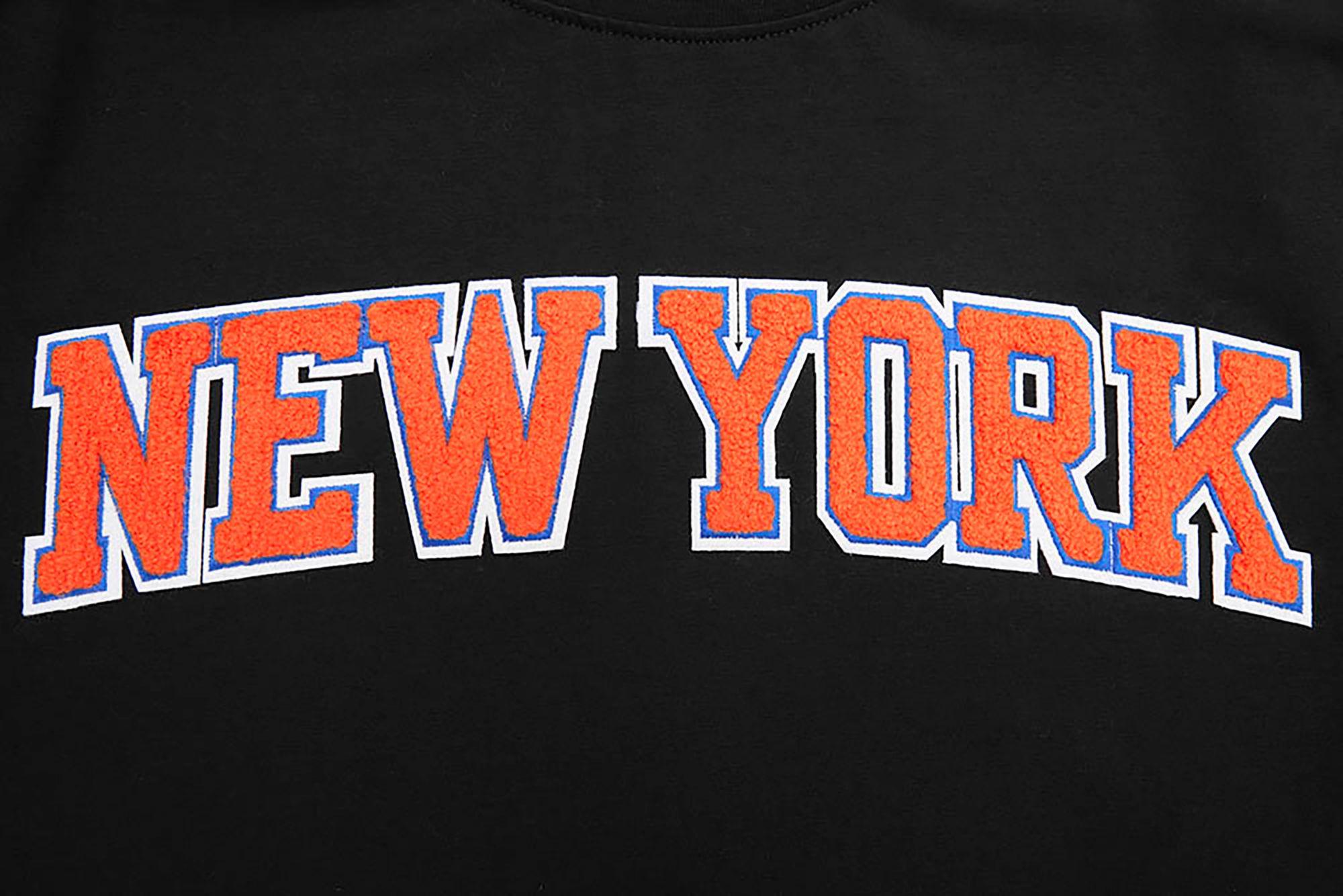 Pro Standard New York Knicks Black Chenille T-Shirt product image