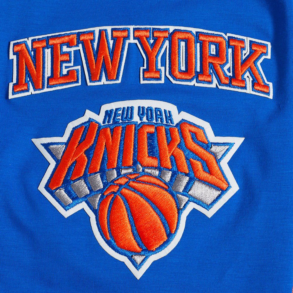 Pro Standard Men's New York Knicks Blue Old English Short Sleeve T-Shirt product image