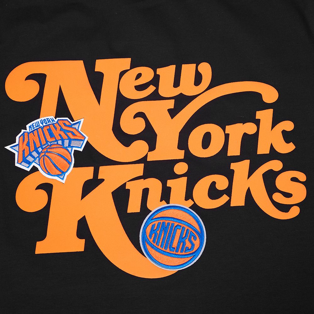 Pro Standard Men's New York Knicks Black Souvenir Short Sleeve T-Shirt product image