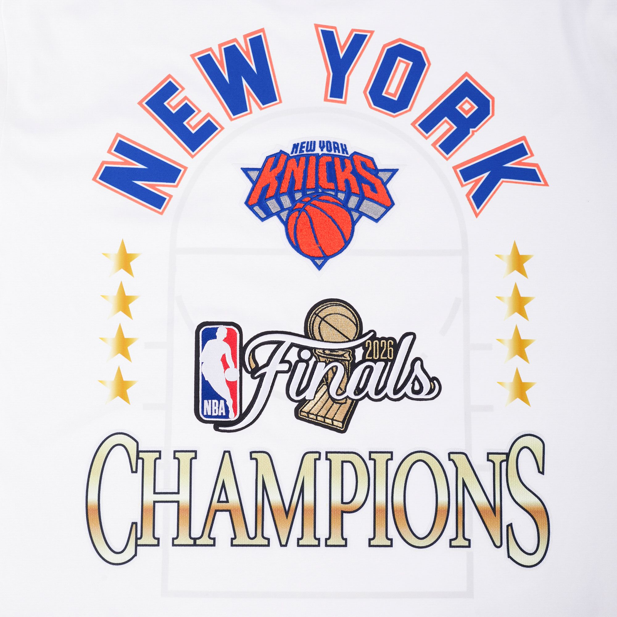 Pro Standard Adult 2026 NBA Champions New York Knicks T-Shirt product image
