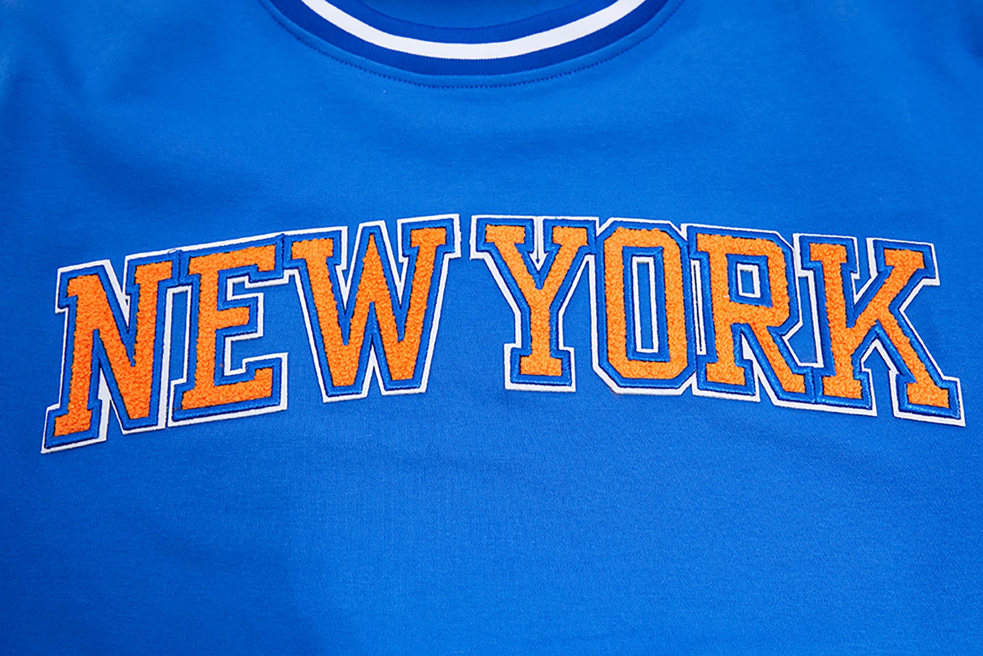 Pro Standard New York Knicks Royal Chenille T-Shirt product image