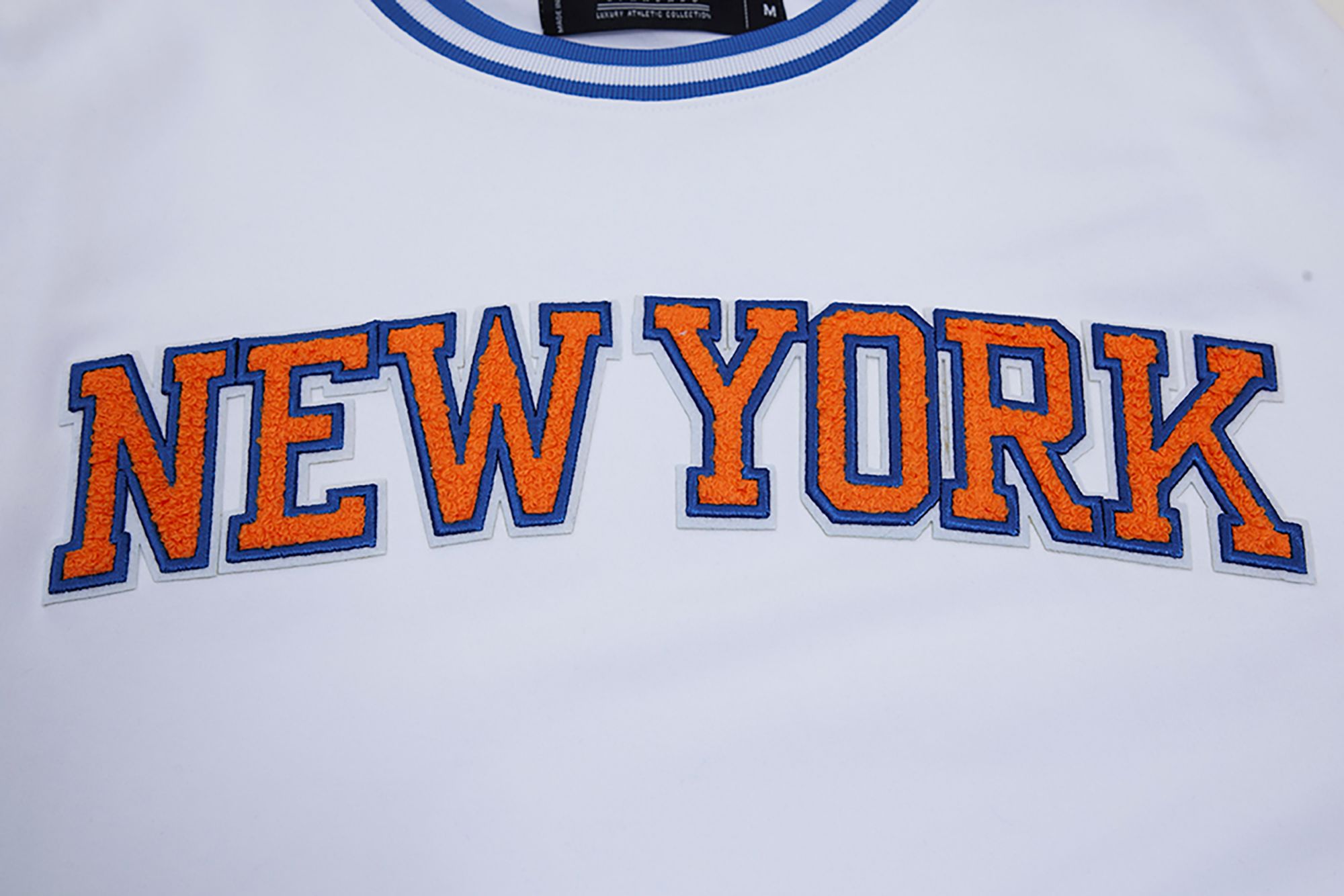Pro Standard New York Knicks White Chenille T-Shirt product image