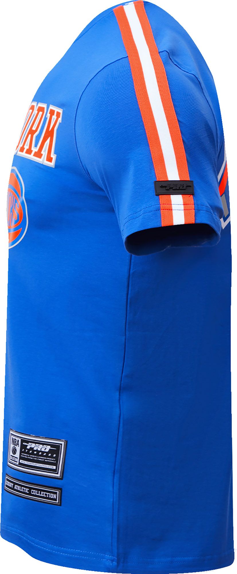 Pro Standard Men's New York Knicks Blue Mesh Taping T-Shirt product image