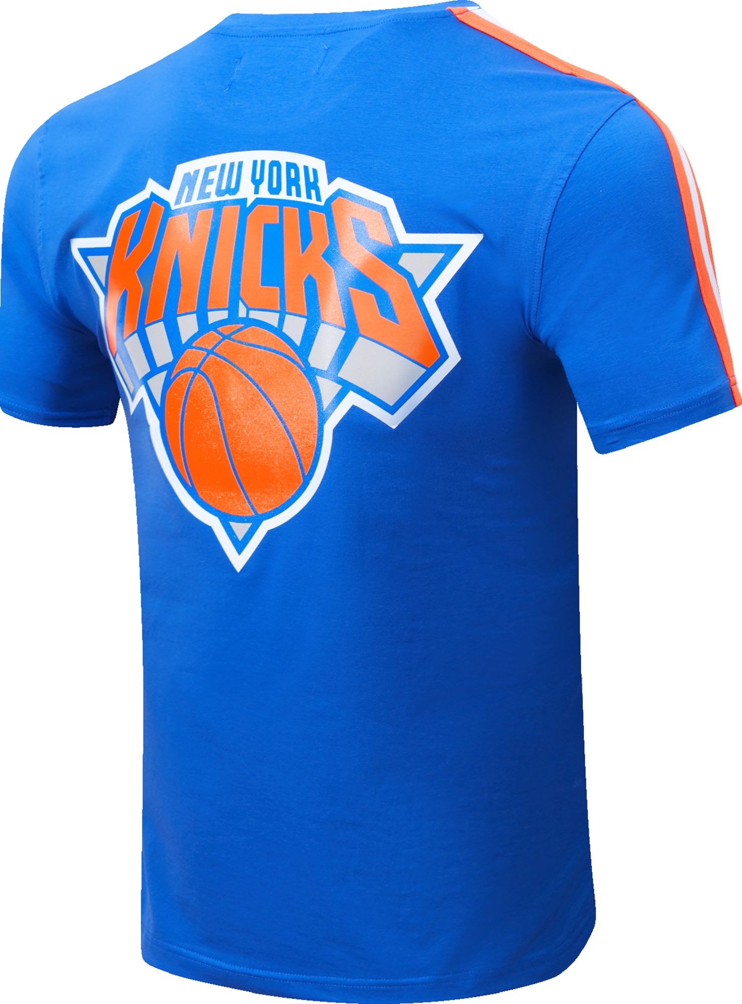 Pro Standard Men's New York Knicks Blue Mesh Taping T-Shirt product image