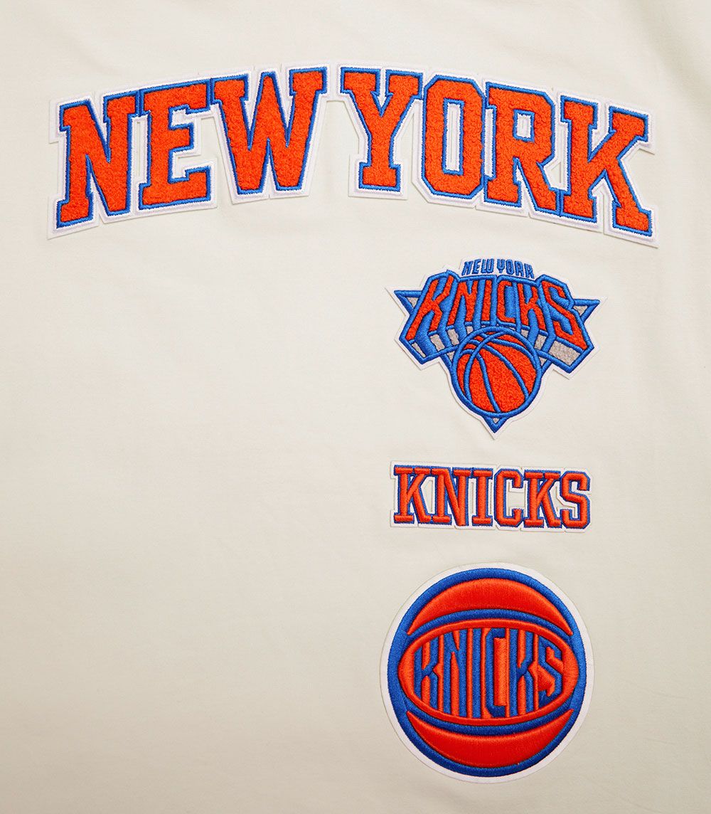 Pro Standard Adult New York Knicks White Retro Striped T-Shirt product image