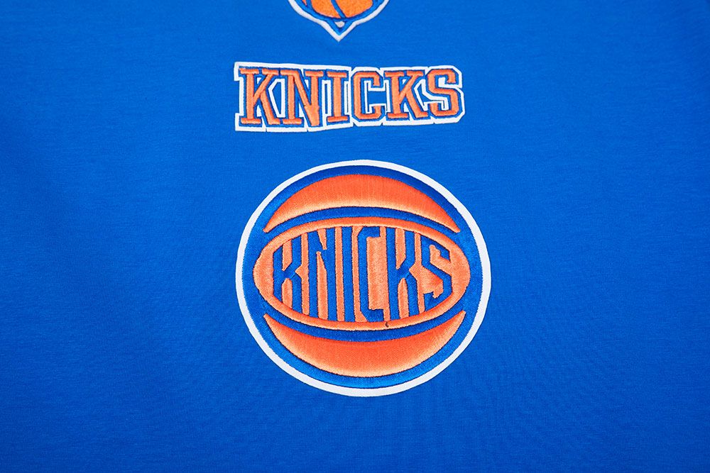 Pro Standard Adult New York Knicks Blue Retro Striped T-Shirt product image