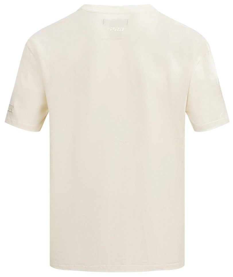 Pro Standard Men's New York Knicks Off White Neutral Drop Shoulder Short Sleeve T-Shirt product image