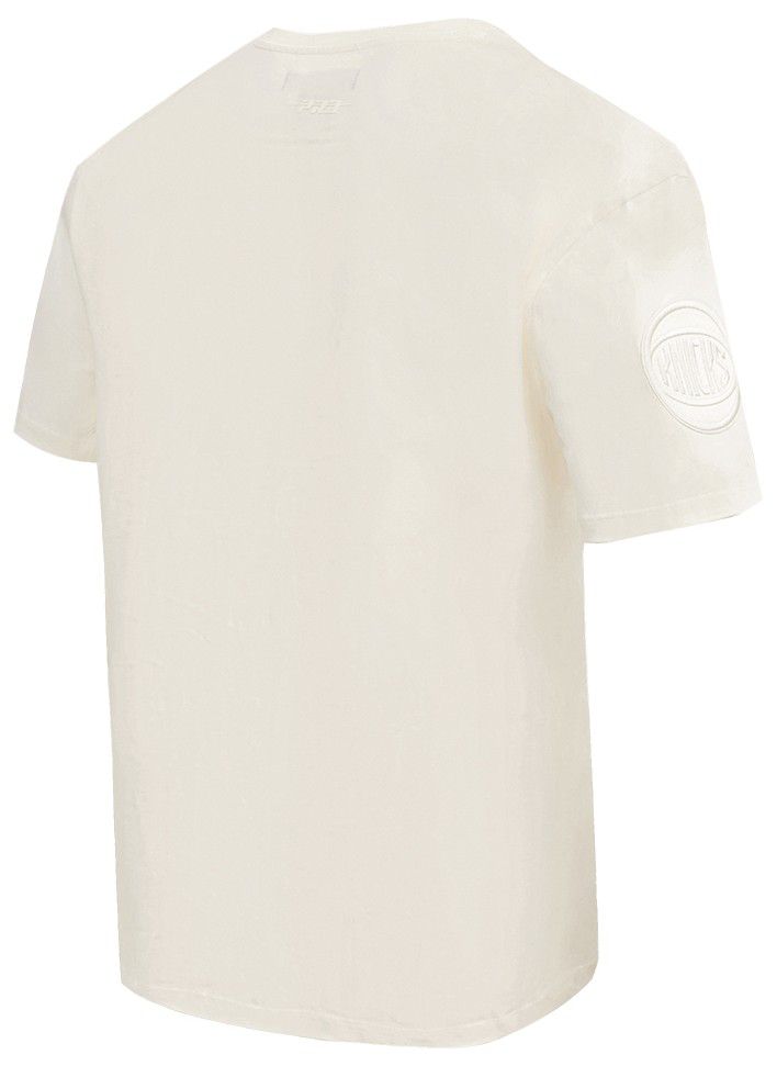 Pro Standard Men's New York Knicks Off White Neutral Drop Shoulder Short Sleeve T-Shirt product image