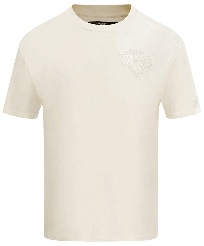 Pro Standard Men's New York Knicks Off White Neutral Drop Shoulder Short Sleeve T-Shirt product image