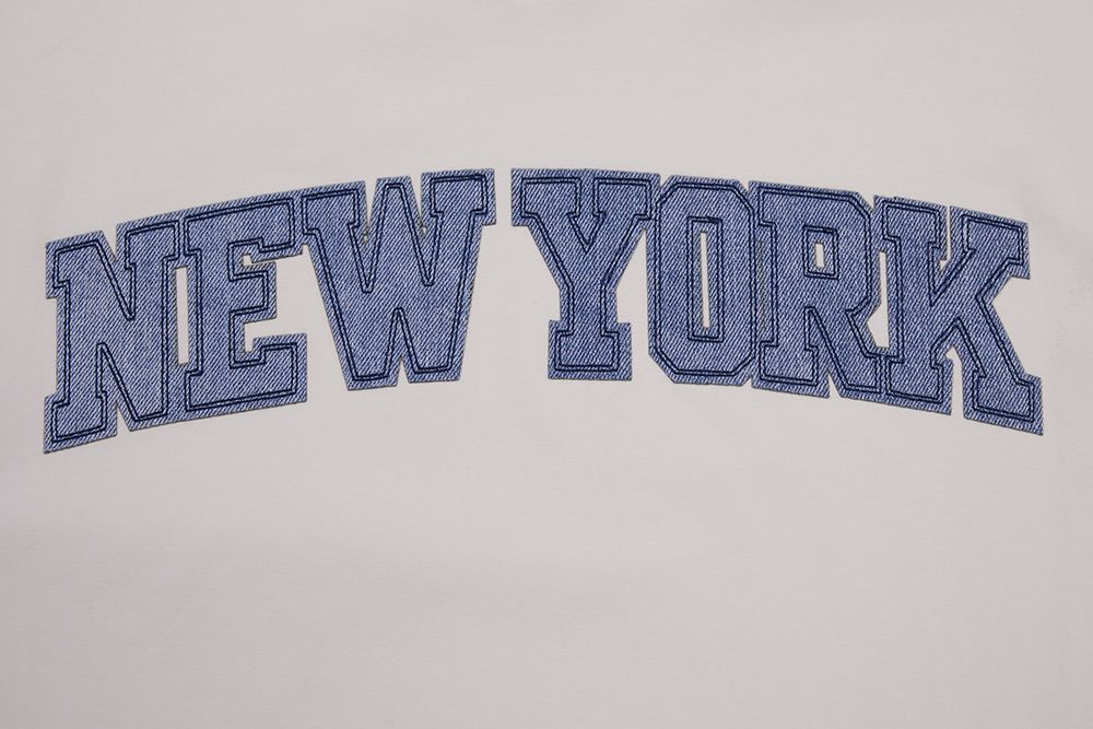 Pro Standard Men's New York Knicks Linen Varsity Blues Short Sleeve T-Shirt product image