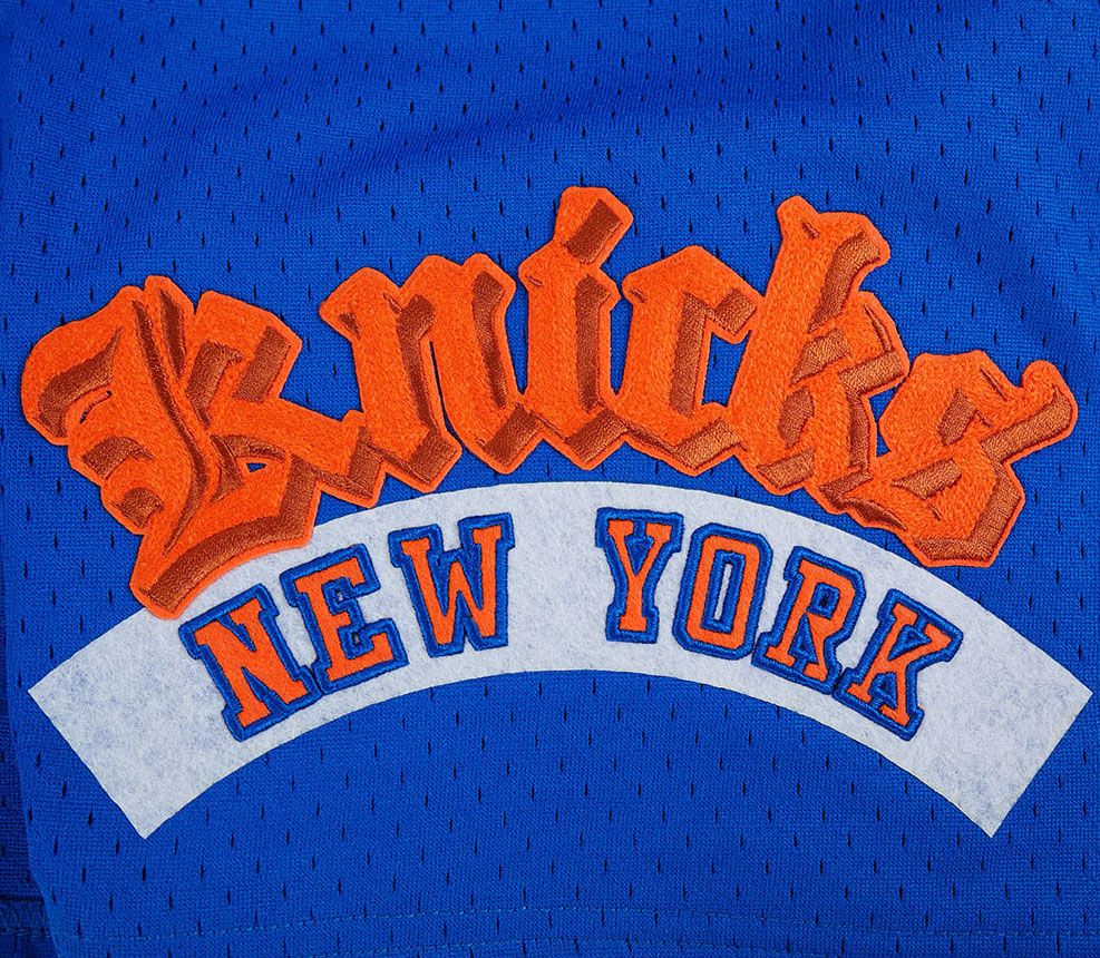 Pro Standard Men's New York Knicks Blue Best Of Mesh Shorts product image