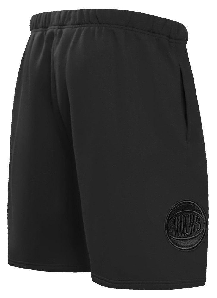 Pro Standard Men's New York Knicks Black Neutral Fleece Shorts product image