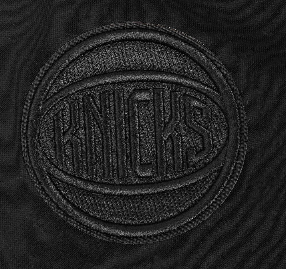 Pro Standard Men's New York Knicks Black Neutral Fleece Shorts product image