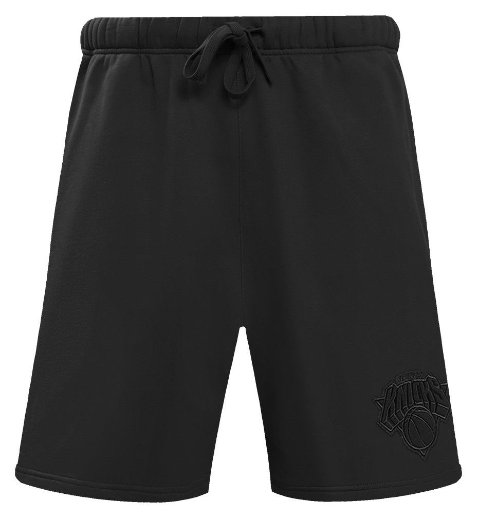 Pro Standard Men's New York Knicks Black Neutral Fleece Shorts product image