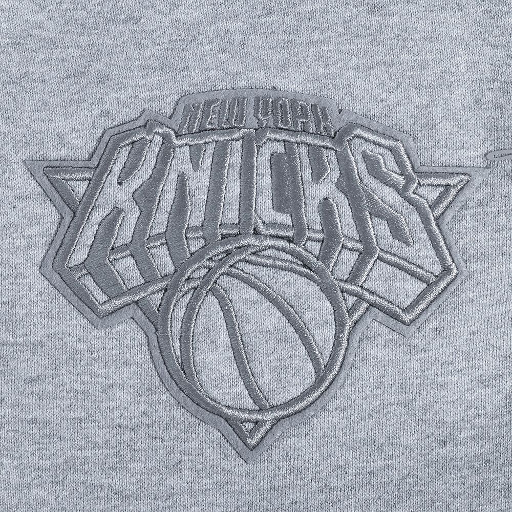 Pro Standard Men's New York Knicks Gray Neutral Fleece Shorts product image