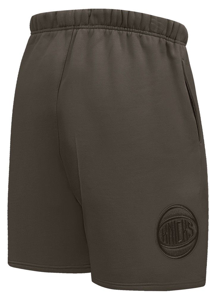 Pro Standard Men's New York Knicks Taupe Neutral Fleece Shorts product image
