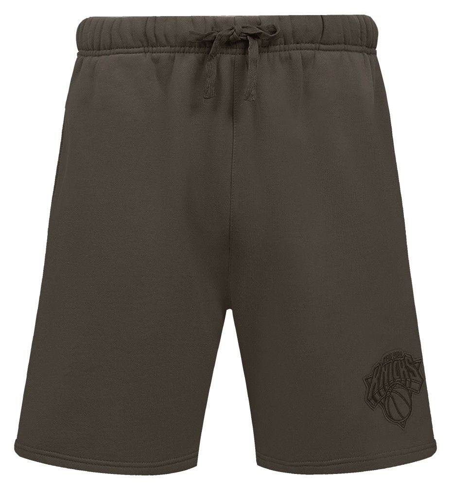 Pro Standard Men's New York Knicks Taupe Neutral Fleece Shorts product image
