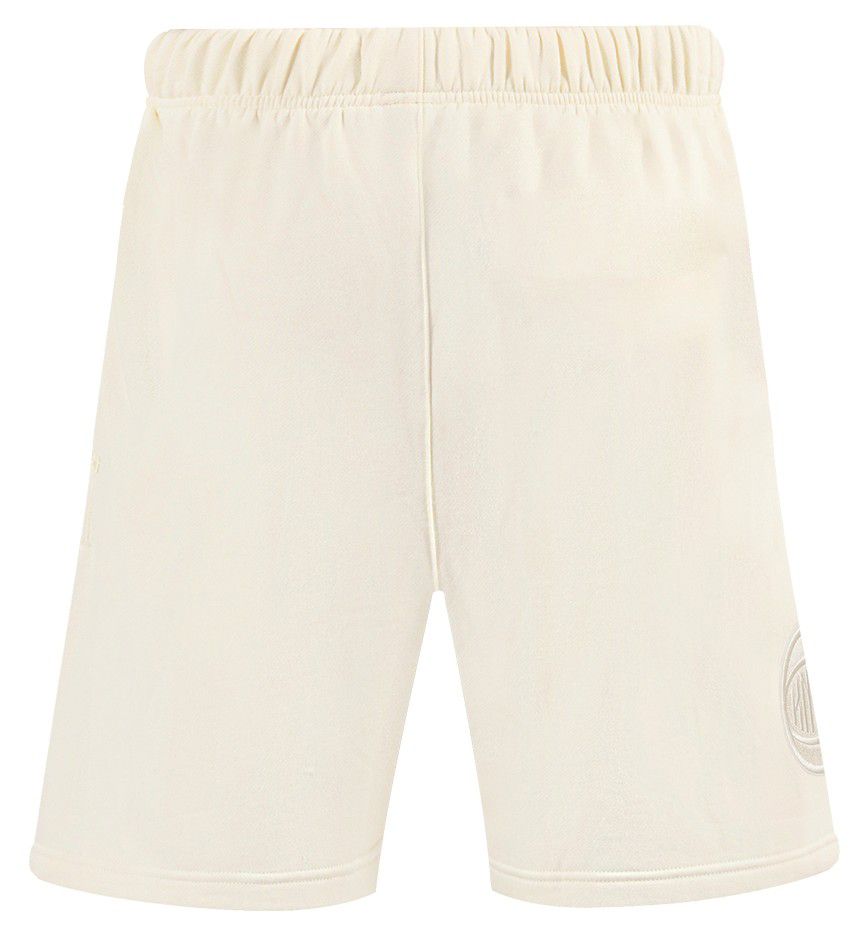 Pro Standard Men's New York Knicks Off-White Neutral Fleece Shorts product image