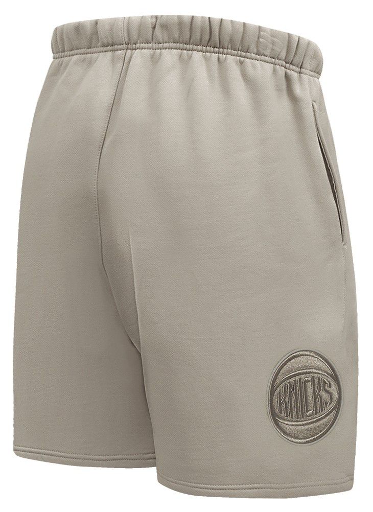 Pro Standard Men's New York Knicks Taupe Neutral Fleece Shorts product image