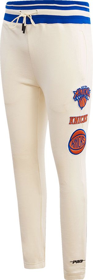Pro Standard Adult New York Knicks White Retro Fleece Sweatpants product image