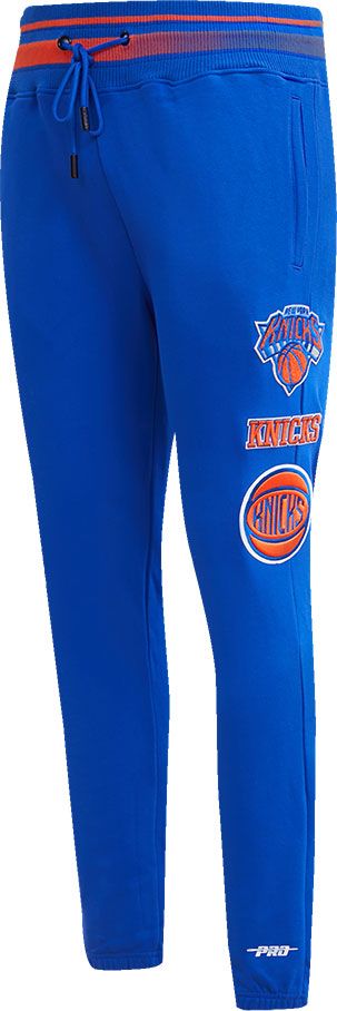 Pro Standard Adult New York Knicks Blue Retro Fleece Sweatpants product image