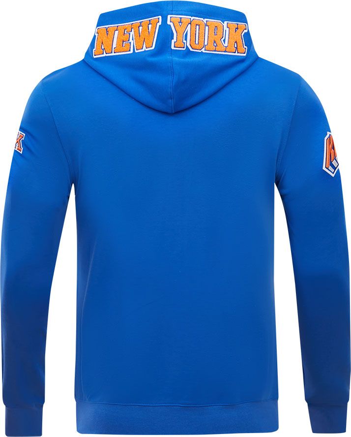 Pro Standard Men's New York Knicks Royal Chenille Pullover Hoodie product image