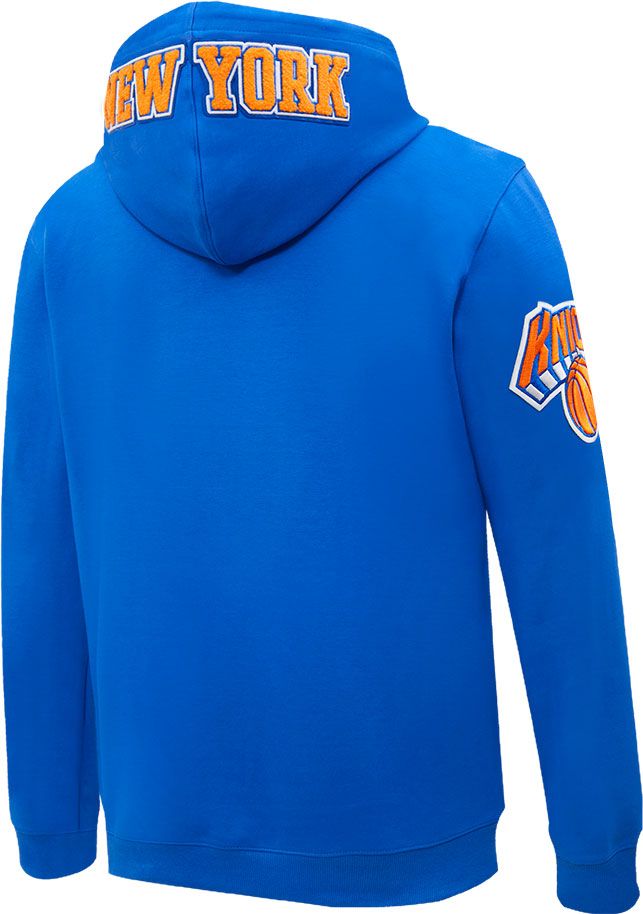 Pro Standard Men's New York Knicks Royal Chenille Pullover Hoodie product image