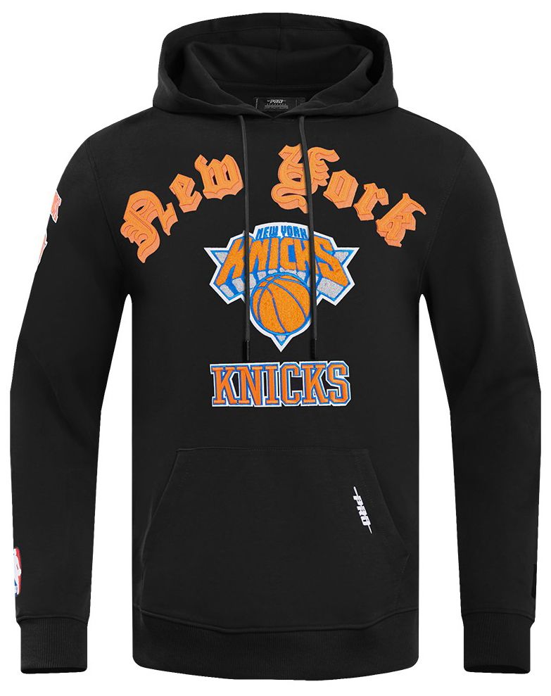 Pro Standard Men's New York Knicks Black Old English Fleece Hoodie product image