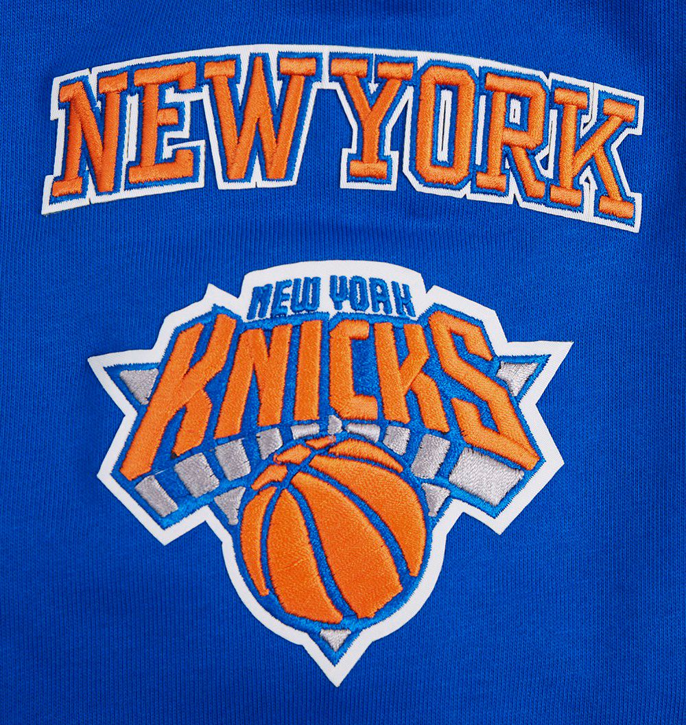Pro Standard Men's New York Knicks Blue Old English Fleece Hoodie product image