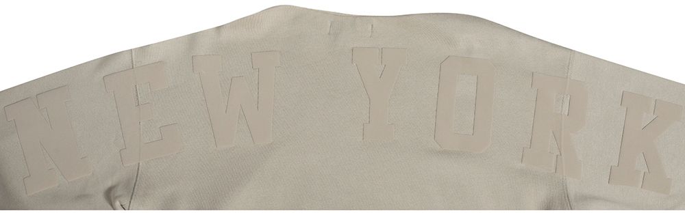 Pro Standard Men's New York Knicks Taupe Wingspan Drop Shoulder Hoodie product image