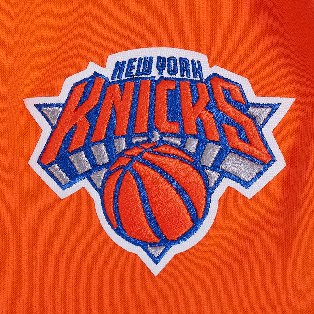 Pro Standard Men's New York Knicks Orange Souvenir Fleece Pullover Hoodie product image