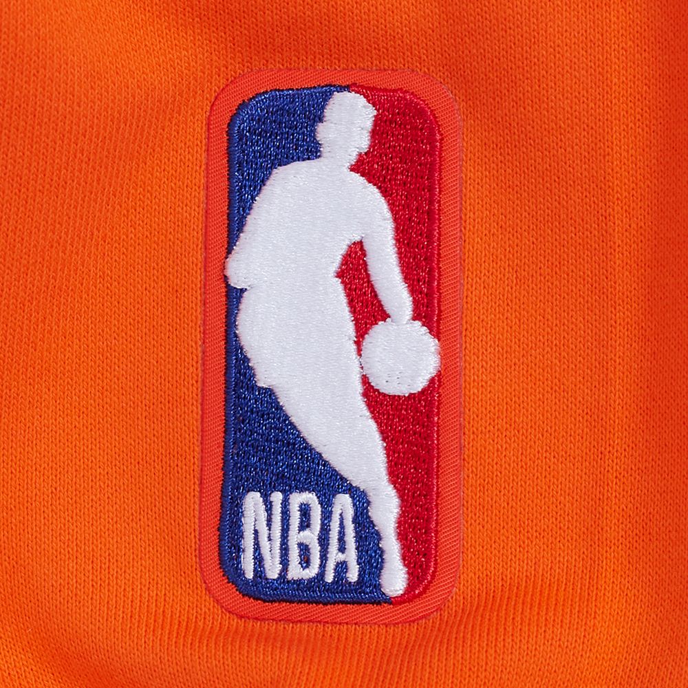 Pro Standard Men's New York Knicks Orange Souvenir Fleece Pullover Hoodie product image