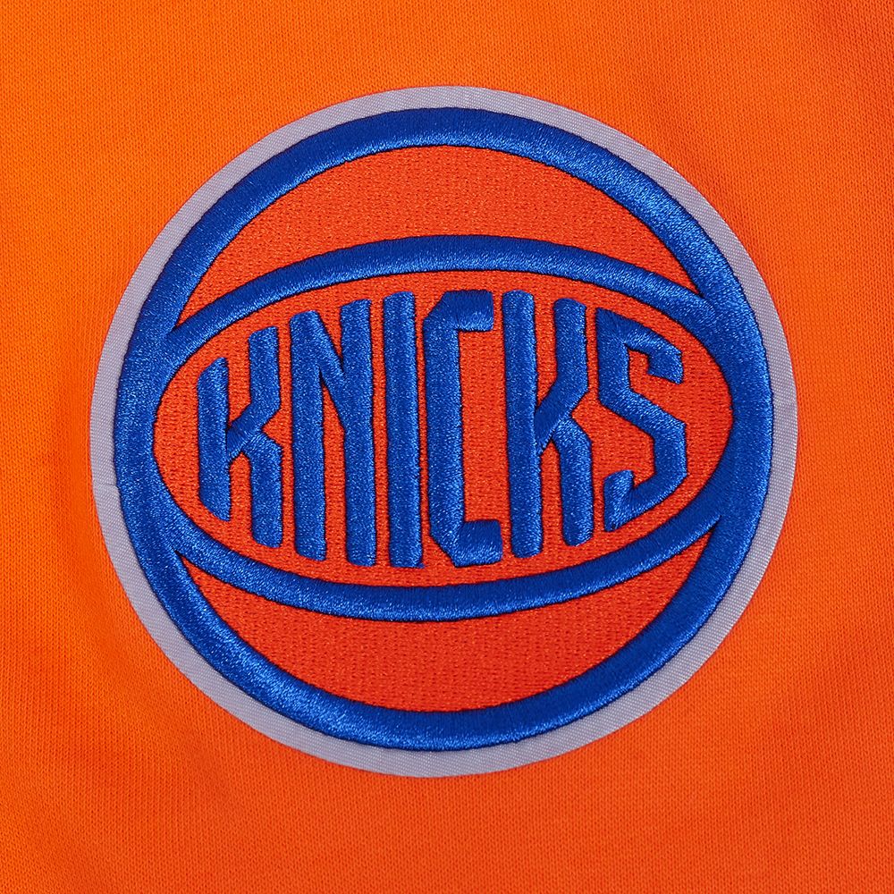 Pro Standard Men's New York Knicks Orange Souvenir Fleece Pullover Hoodie product image
